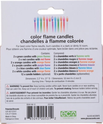 12 Count Multi Birthday Candles - 12 CT - Image 4