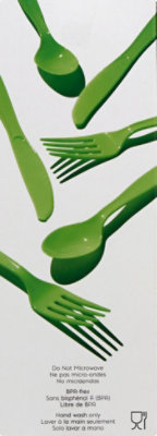 Sens Fresh Green Cutlery - 24 CT - Image 1