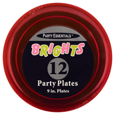 Part Essentials Northwest Plates Neon - 12 CT - Image 1