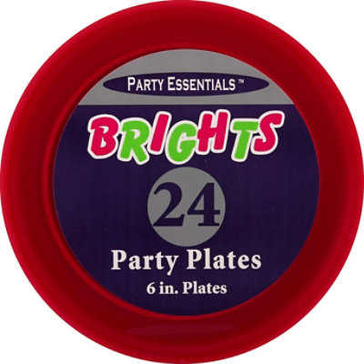 Party Essentials Northwest Plates Neon - 24 CT - Image 2