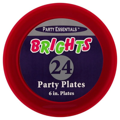 Party Essentials Northwest Plates Neon - 24 CT - Image 1