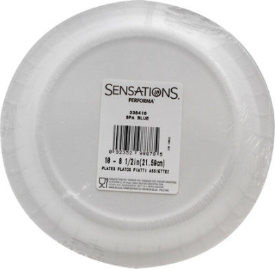 Sens Spa Blue Dinner Plates - 10 CT - Image 3