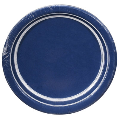 Sens Navy Blue Lunch Plates - 10 CT - Image 3