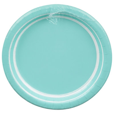 Sens Spa Blue Lunch Plates - 10 CT - Image 3