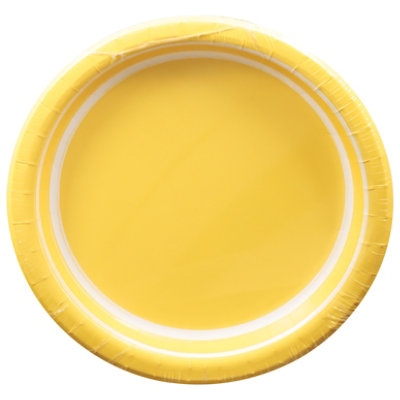 Sens Yellow Dinner Plates - 10 CT - Image 2