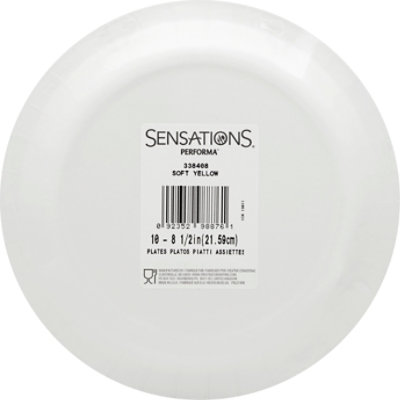 Sens Yellow Dinner Plates - 10 CT - Image 3