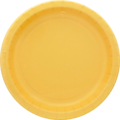 Sens Yellow Dinner Plates - 10 CT - Image 1