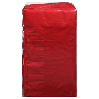 Sens Red Dinner Napkins - 40 CT - Image 1