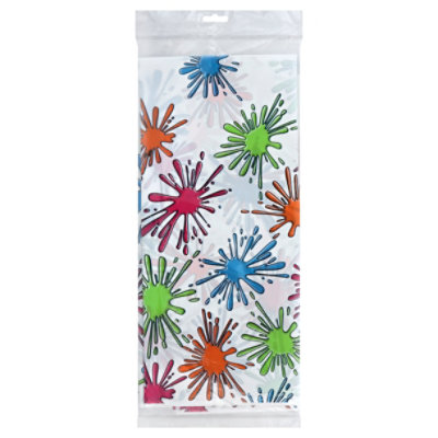 Ag Bday Splat Tblcvrr Plastic - EA - Image 1