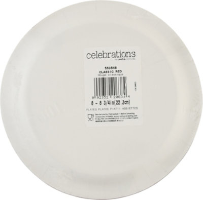 Cre Clsc Red Dinner Plates - 8 CT - Image 4