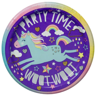 Unique Llama Birthday 7in Plate 8ct - 8 CT - Image 2