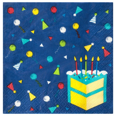 Unique Conft Cake Bday Lunch Nap 16ct - 16 CT - Image 2
