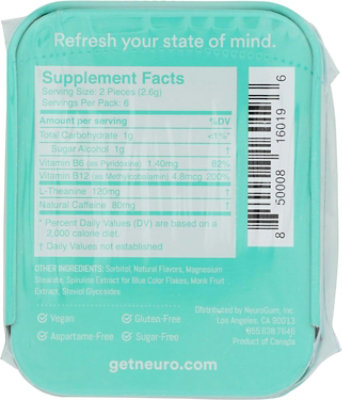 Neuro - Mint Enrgy&Fcs Fresh Mint - 12 Ct - 12 Pack - Image 2
