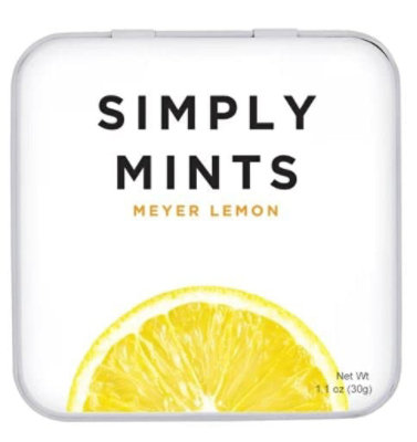 Simply Gum - Mints Meyer Lemon - 11 Ounces - 6 Pack - Image 1