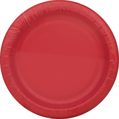 Sensations Plates Snack Red - 10 CT - Image 2