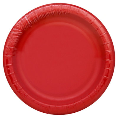 Sensations Plates Snack Red - 10 CT - Image 1