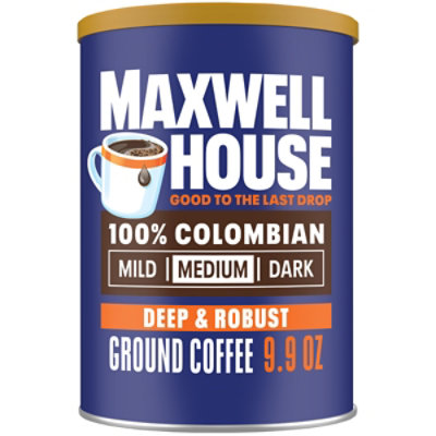 Maxwell House 100% Colombian Ground Coffee 9.9 Oz Caniste - 9.9 OZ - Image 1