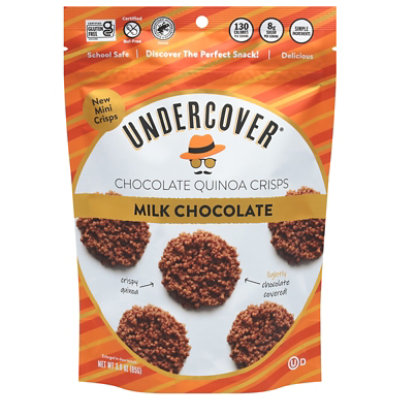 Undercover Quinoa Crisps Milk Chocolate - 3 OZ - Image 3