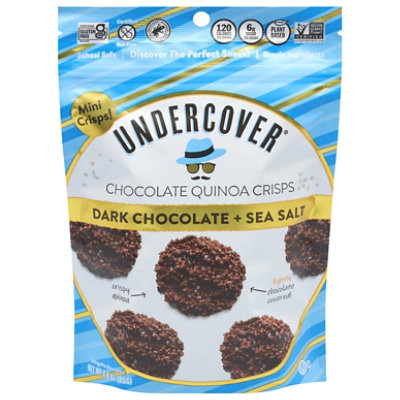 Undercover Quinoa Crisps Dark Chocolate Sea Salt - 3 OZ - Image 3