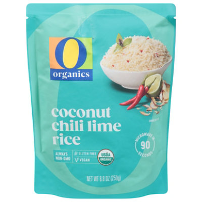 O Organics Rice Pouch Coconut Chili Lime - 8.8 Oz