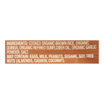 O Organics Rice Pouch Brown Quinoa Garlic - 8.8 Oz - Image 4