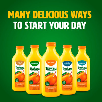 Tropicana Pure Premium 100% Orange Juice Original No Pulp No Sugar Added - 46 Fl. Oz. - Image 8