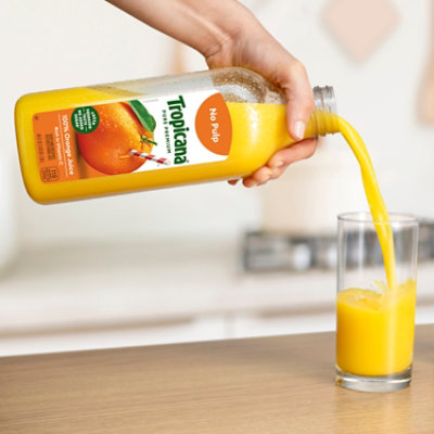 Tropicana Pure Premium 100% Orange Juice Original No Pulp No Sugar Added - 46 Fl. Oz. - Image 7