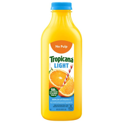 Tropicana Light Orange Juice No Pulp 46 Fz - 46 FZ - Image 1