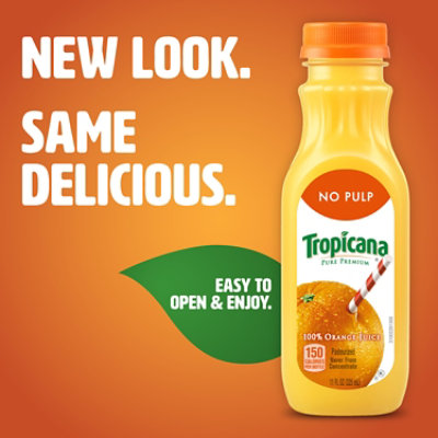 Tropicana Pure Premium Original No Pulp 100 Orange Juice 11 Fz - 11 FZ - Image 2