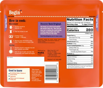 Ben Ready Rice Coconut Jasmine 17.284oz - 17.284OZ - Image 6