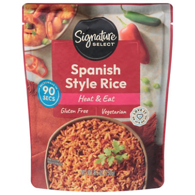 Signature Select Spanish Style Rice Pouch 8.8 Ounce - 8.8 OZ