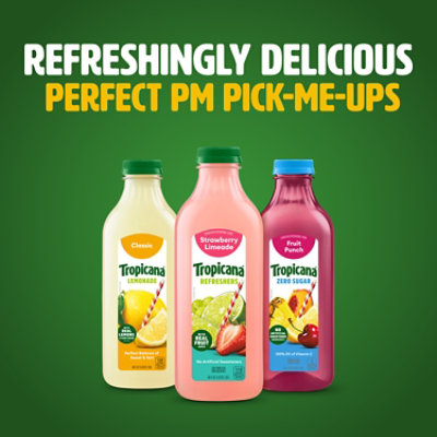 Tropicana Refreshers Strawberry Limeade Juice Drink with Real Fruit Juice - 46 Fl. Oz. - Image 7