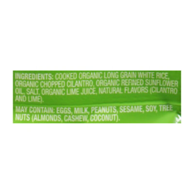 O Organics Rice Pouch Cilantro Lime Flavor - 8.8 Oz - Image 4