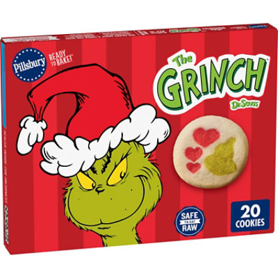 Pillsbury Grinch Shape Sugar Cookie Dough 20 Count - 9.1 OZ - Image 3