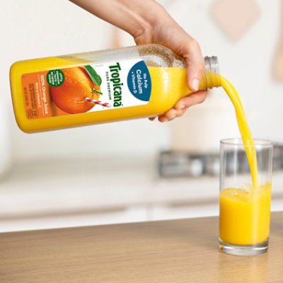 Tropicana Pure Premium 100% Orange Juice Original No Pulp with Calcium and Vitamin D - 46 Fl. Oz. - Image 7