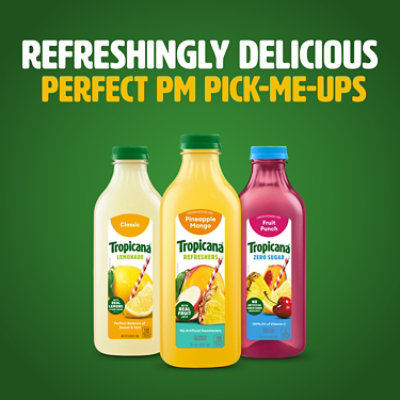 Tropicana Refreshers Pineapple Mango Juice Drink with Real Fruit Juice - 46 Fl. Oz. - Image 7