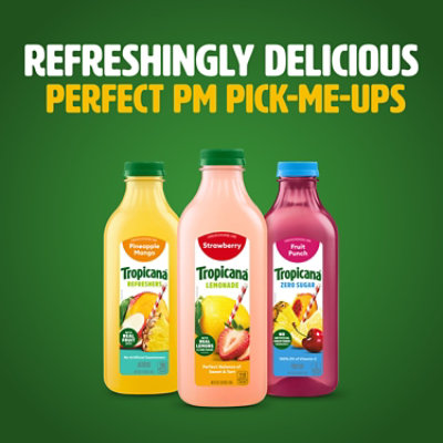 Tropicana Strawberry Lemonade Made with Real Lemons - 46 Fl. Oz. - Image 7