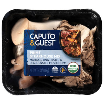 Caputo & Guest Prime Steakhouse Mushrooms Mix 4oz - 4 OZ - Image 1