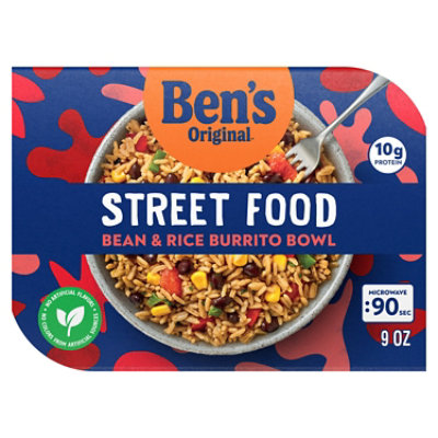 Ben's Original Street Food Bean & Rice Burrito Bowl Prepared Entree - 9 OZ - Image 1