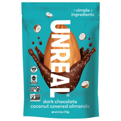 Unreal Almonds Drk Choc Coconut - 4 OZ - Image 2