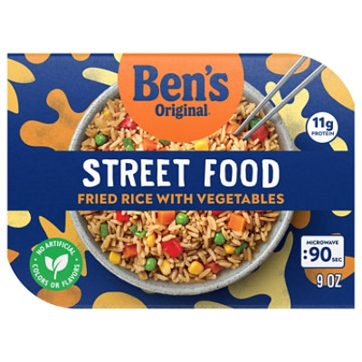 Ben's Original Street Food Fried Rice with Vegetables Prepared Entree - 9 OZ - Image 1