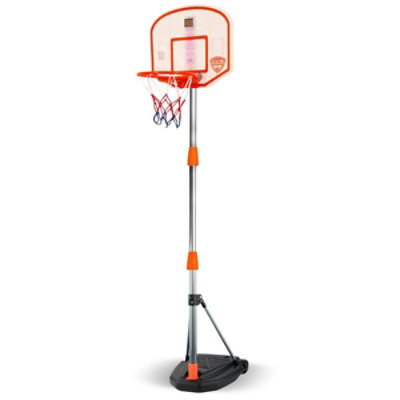 Maccabi Art - Pro Ball Adjustable Height Design Up to 65 Portable Electronic Scoreboard Basketball Hoop for Kids - Image 1