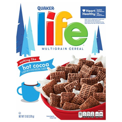 Quaker Life Hot Cocoa Cereal 13 Ounce - 13 OZ