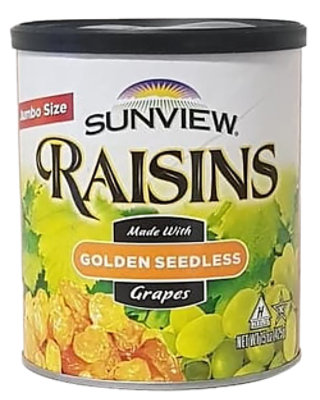 Sunview Jumbo Golden Raisins - 15 OZ - Image 1