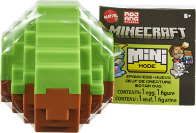 Mattel Minecraft Mini Woozy Creeper - Each - Image 1
