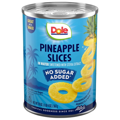 Dole Pineapple Slices in 100% Pineapple Juice 20 Oz safeway