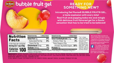 Del Monte Bubble Fruit Strawberry Cup 4-4.5oz - 4-4.5 OZ - Image 6