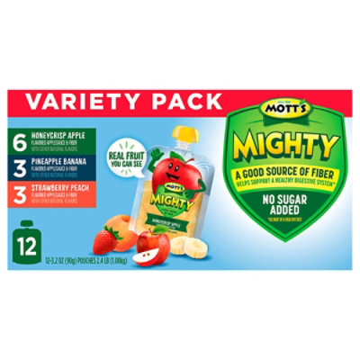 Motts Mighty Variety Pack 12-3.2oz - 12-3.2 OZ