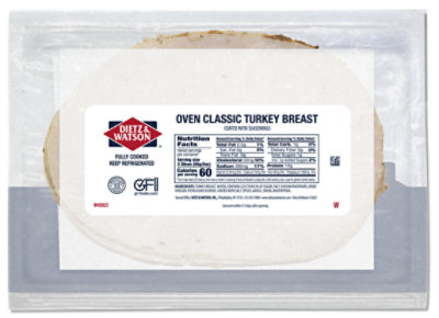 Dietz And Watson Fresh-sliced Bag Classic Oven Turkey - LB - Image 1