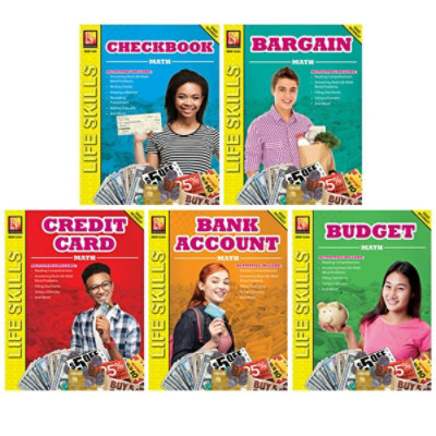 Remedia Publications - Life Skills Math Series - Set of 5 - Image 1